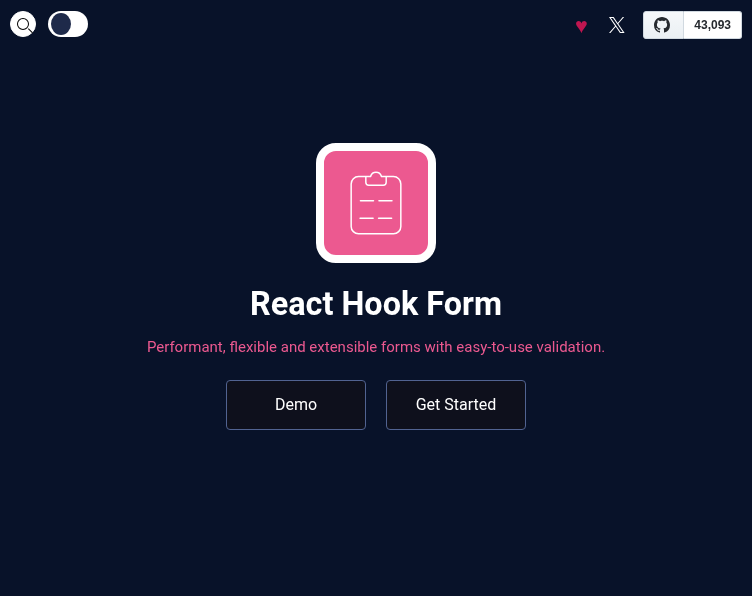 React Hook Form